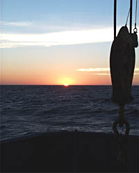 Sunrise over the Gulf of California
