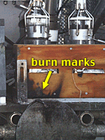 burn marks