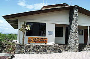 We made it! The main office of the Charles Darwin Research Station on Santa Cruz Island, Galapagos Islands. 