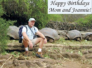  Steve St. Martin wishes his mom, Mae, and mother in law, Joannie, Happy Birthdays! “I wish I was home to celebrate with you” Love, Steve. 