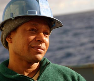  Jose Andrade grew up on the coast of Cape Verde off Africa. At age 19, he began working on cargo ships in Portugal, and in 1985 moved to the United States, followed by his three sisters and seven brothers. In November he joined the crew of Atlantis as an ordinary seaman. Jose helps maintain and clean the vessel.