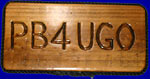 PB4UGO license plate
