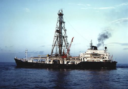 The Glomar Challenger was the first drilling vessel to be used for scientific research by the Deep Sea Drilling Project.