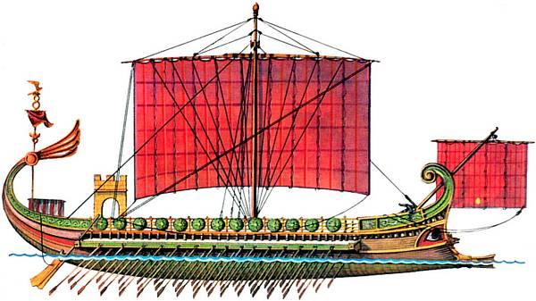 Roman warship