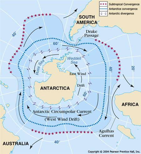 Southern Ocean Map Southern Ocean Map