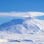 Mt. Erebus (Photo by Ken Sims, WHOI) 